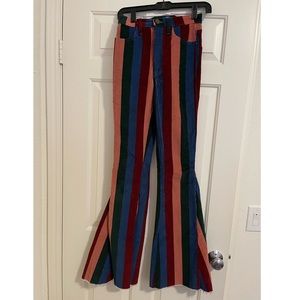 Amazing Colorful Striped Jeans